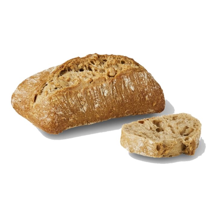 Petit pain rectangulaire seigle et graines 55g