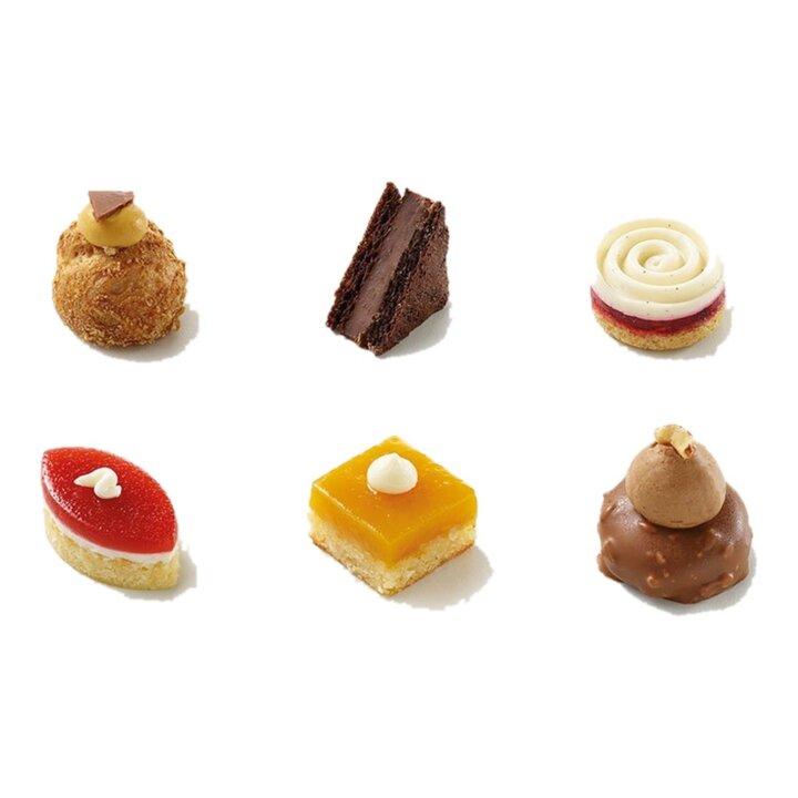 Plateau petits fours Art Déco 6 saveurs 11.5g Plateau petits fours Art Déco 6 saveurs 11.5g