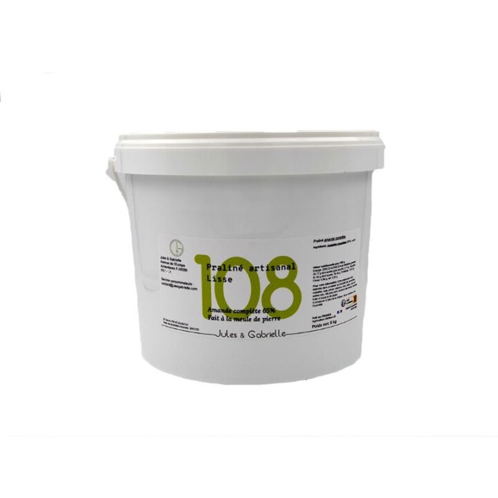 Praliné Amande complète 65% Lisse 5kg