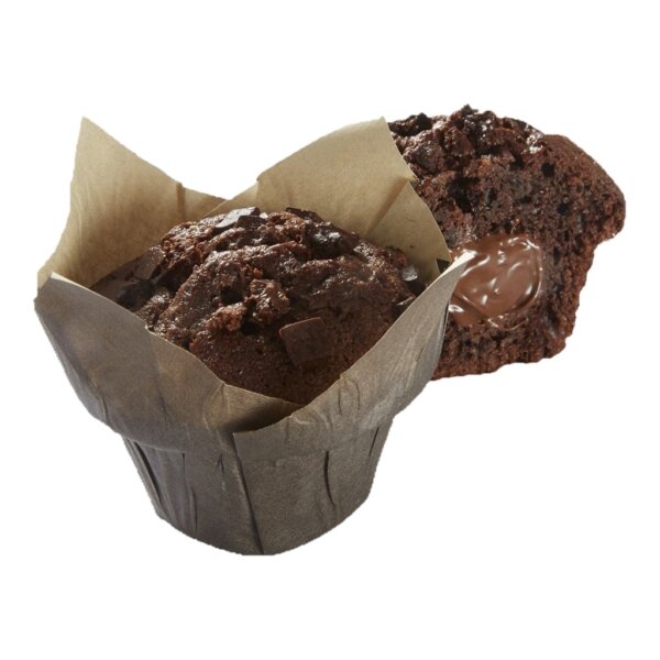 Muffin chocolat fourré chocolat noisettes 120g