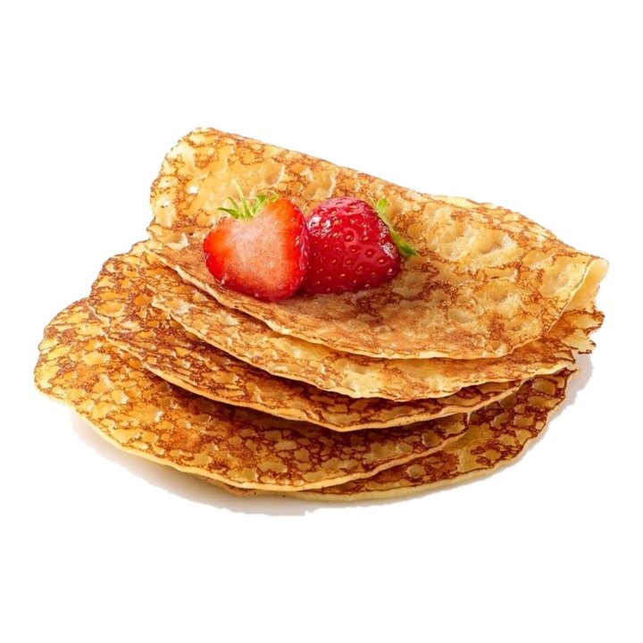 Mini crêpe gourmande sucrée vanille 15g (Ø10cm)