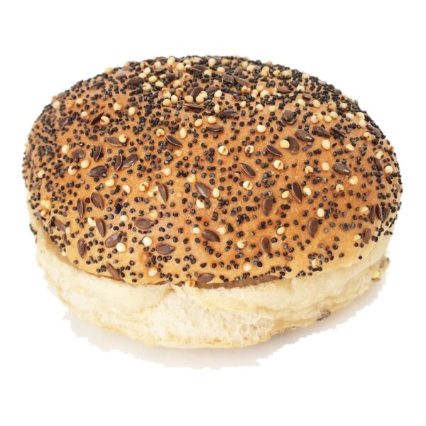 Bun multigrains prédécoupé 90g (Ø11cm)