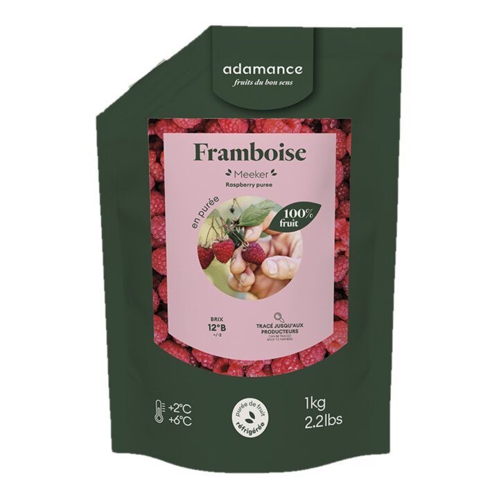 Purée de Framboise réfrigérée 1kg