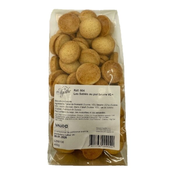 Mini biscuit sablé pur beurre vrac 5g - 480 p/c