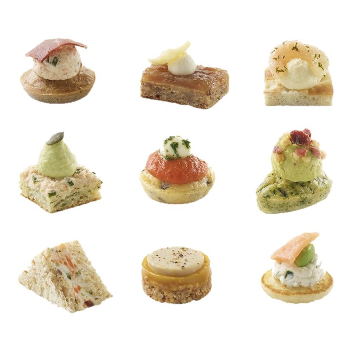 Plateau Canapés Prestige 9 saveurs 10g